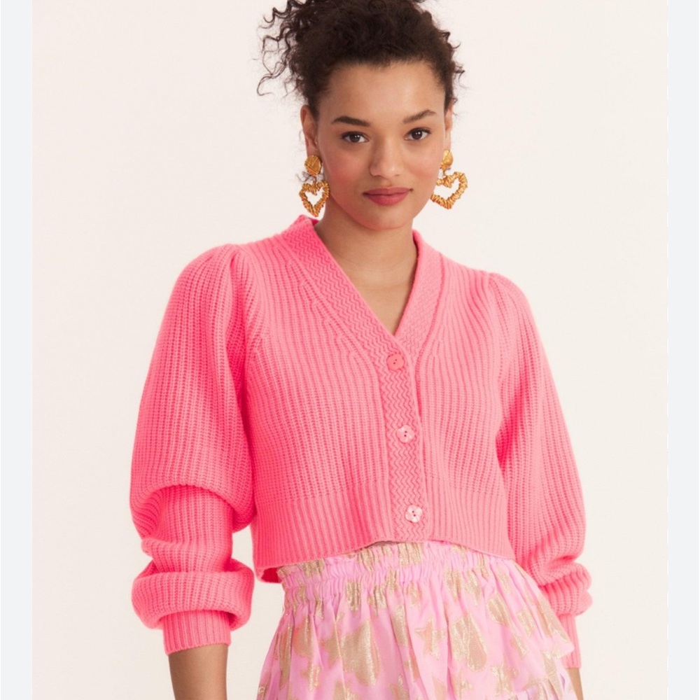 loveshackfancy avignon cropped cardigan